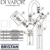 Bristan Lever Sink Mixer with 3 Inch Levers Tap Spares